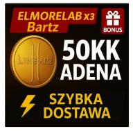 Lineage 2 L2 Elmorelab Bartz x3 | 50KK Adena 50 milionów | Szybko + Bonus