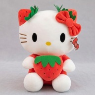 Pluszak Hello Kitty 20 cm Maskotka Kotek Truskawka Prezent