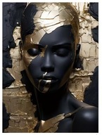 TWARZ _ WYDRUK NA PŁÓTNIE 80X120