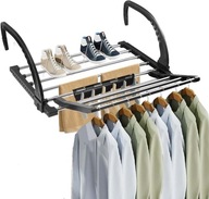 SUSZARKA NA PRANIE BIELIZNĘ GRZEJNIK BALKONOWA ROZSZERZALNY 50CM SKŁADANY