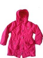 Ciepła kurtka płaszczyk 2w1 koralowy r 114/116