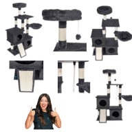 DRAPAK DLA KOTA DUŻY WYSOKI SŁUPEK DOMEK LEGOWISKO DUŻE BUDKA ZABAWKA