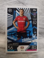 Karta topps match attax autograf Bayer Leverkusen Champions League Wirtz