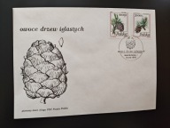 Owoce drzew iglastych, FDC ze znaczkami Fi 3308-3309