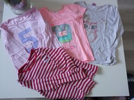 4 x t-shirt koszulka dziecięca różne marki r 122/128