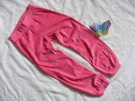 Spodnie dresowe róż cyrkonie guma -- 140