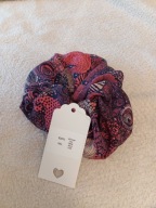 Gumka do włosów scrunchie jedwab hand made