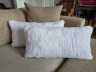 dwie poduszki dekoracyjne * biały miś * NOWE