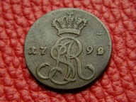 STANISŁAW AUGUST PONIATOWSKI - grosz 1792 M.V.