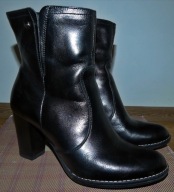 LASOCKI botki na obcasie, rozmiar 39, stan bdb