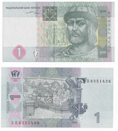UKRAINA Banknot 1 Hrywna 2004r P-116a stan UNC (I)