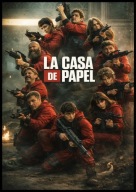 A2 PLAKAT FILM PLAKAT SERIAL DOM Z PAPIERU , LA CASA DE PAPEL , (2017-2021)