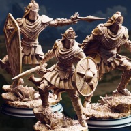 Dark Cultist Warriors zestaw - DM Stash - figurka RPG DnD D&D - druk 3D 14K