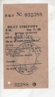 Bilet PKP, Jaksice do Inowrocław, 1946r., -38
