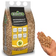 5 L Wermikulit 1-5mm ogrodniczy naturalny drenaż dodatek do podłoża BIOVITA