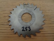 Frez piłkowy Globus HSS 78x1,4x22 z 24 - 78 mm 1,4 mm 24 zębów (253)