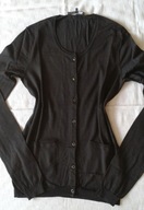 Rene Lezard luksusowy kardigan z wełny