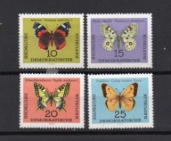 Znaczki Niemcy DDR Motyle 1964r.