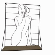 PÓŁKA DEKORACJA ŚCIENNA METELOWA