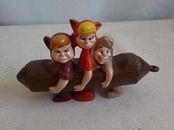 Zabawka - chodząca rakieta z dziećmi - postaci z bajki