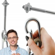 HAK Huśtawkowy DO HUŚTAWKI HUŚTAWEK HAMAKA Z KARABIŃCZYKIEM M 12