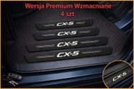 4 szt Mazda CX-5 Naklejki ochronne na progi Bagażnik Dopasowane Premium CX5