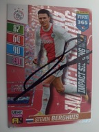 Karta panini autograf Ajax Steven Berghuis Fifa 365 2022