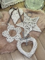 Plecione ręcznie ozdoby ścienne z wikliny