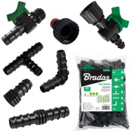 ZESTAW AKCESORIÓW DO LINII KROPLUJĄCEJ DO NAWADNIANIA KROPELKOWEGO 81el.