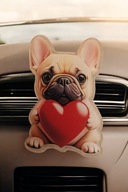 Dyfuzor Zapach 2D PIESEK do samochodu na kratkę nawiewu WALENTYNKI