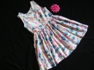 Sukienka z Motylami --Suwak -- 140 - 146