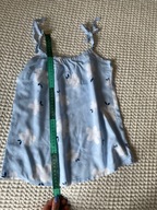 Sukienka lato zwiewna 98 2-3l kwiaty