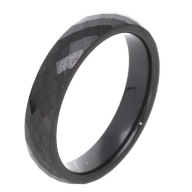 85052 Pierścionek ceramiczny 4mm szlifowany średnica 16 mm ciemna czekolada