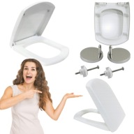 DESKA SEDESOWA WC WOLNOOPADAJĄCA ZAMIENNIK DO CARINA DUROPLAST QUICKRELEASE
