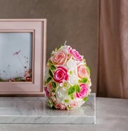 Świeca dekoracyjna z wosku pszczelego rosegg Home&You