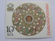 Czechosłowacja - zegar na wieży - WF Praga 1978 - Mi. 2456 ( z bl.35 A ) **