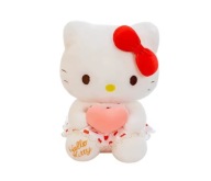 DUŻA MASKOTKA HELLO KITTY KOTEK PLUSZOWA FIGURKA PLUSZAK PRZYTULANKA 50cm