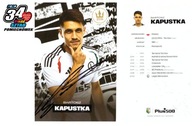 Karta z autografem Bartosz Kapustka Legia Warszawa