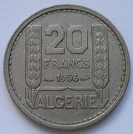 Algieria 20 franków 1956