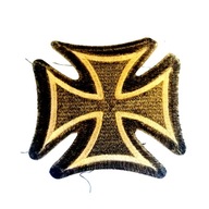 NASZYWKA MILITARIA IRON CROSS NIEMCY REKONSKTRUKCJA MOTOCYKL