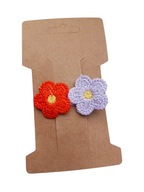 Pierwsza spinka do włosów mini spinki spineczki boho kwiaty kwiatuszki