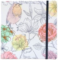 SZKICOWNIK z kopertą PAPIER AKWARELOWY 300 g/m2 RÓŻE 21x21cm