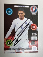 Karta panini autograf Anglia Chris Smalling Euro 2016