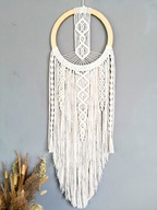 Łapacz snów duży pleciony Makrama Boho dekoracja