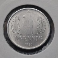 *NIEMCY - NRD [0477]*1 fenig (1 PFENNIG) 1980 Niemcy Wschodnie, Herb DDR