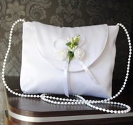 śliczna TOREBKA komunijna na ramię TOREBKI worek