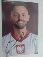 Zdjęcie 10x15 autograf Polska Mateusz Wieteska PZPN 2024