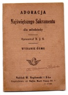 Adoracja Najświętszego Sakramentu dla młodzieży rok 1947