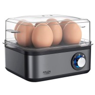 JAJOWAR ADLER AD4486GM – SZARY, ELEKTRYCZNY, PRAKTYCZNY DO GOTOWANIA JAJ