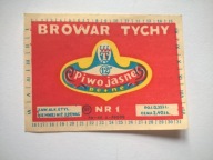 Etykieta, naklejka na piwo - browar Tychy - PRL